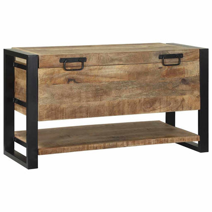 Förvaringslåda Brun 80 x 35 x 45 cm Massivt Mangoträ