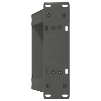Soffbordsben U-formade 2 st antracit 30x(30-31) cm stål