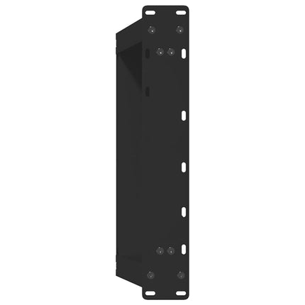 Soffbordsben U-formade 2 st svarta 40x(30-31) cm stål
