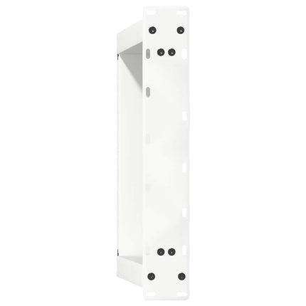 Soffbordsben U-formade 2 st vita 40x(30-31) cm stål
