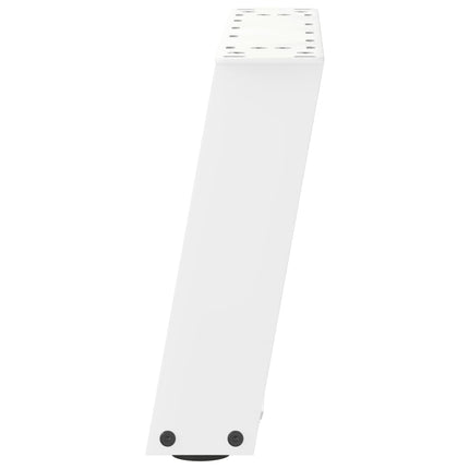 Soffbordsben U-formade 2 st vita 50x(30-31) cm stål
