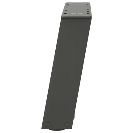 Soffbordsben U-formade 2 st antracit 50x(30-31) cm stål