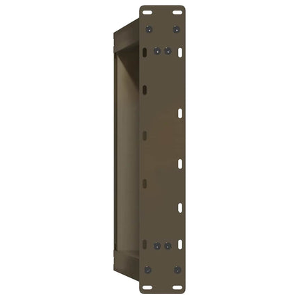 Soffbordsben U-formade 2 st naturstål 50x(30-31) cm stål