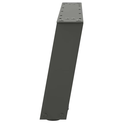 Soffbordsben U-formade 2 st antracit 60x(30-31) cm stål