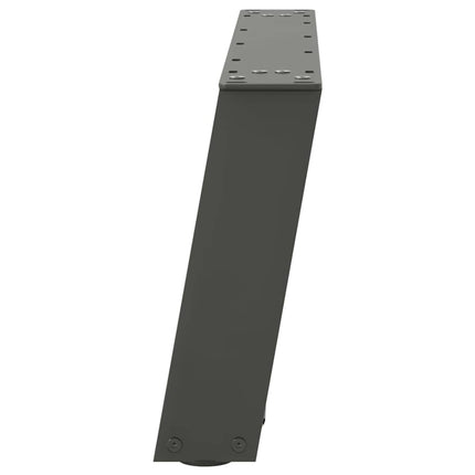 Soffbordsben U-formade 2 st antracit 70x(30-31) cm stål