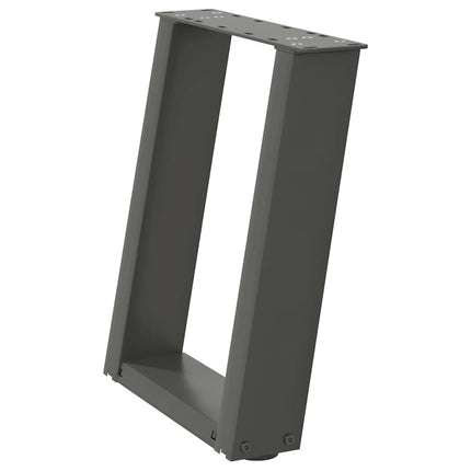 Soffbordsben U-formade 2 st antracit 38x(42-43) cm stål