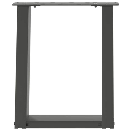 Soffbordsben U-formade 2 st antracit 38x(42-43) cm stål