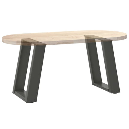 Soffbordsben U-formade 2 st antracit 38x(42-43) cm stål