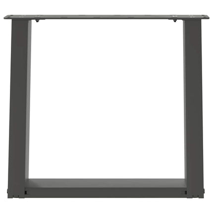 Soffbordsben U-formade 2 st antracit 50x(42-43) cm stål