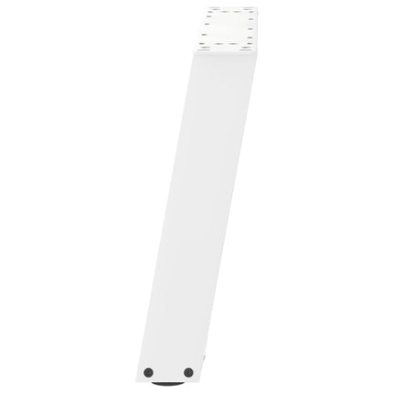 Soffbordsben U-formade 2 st vita 60x(42-43) cm stål