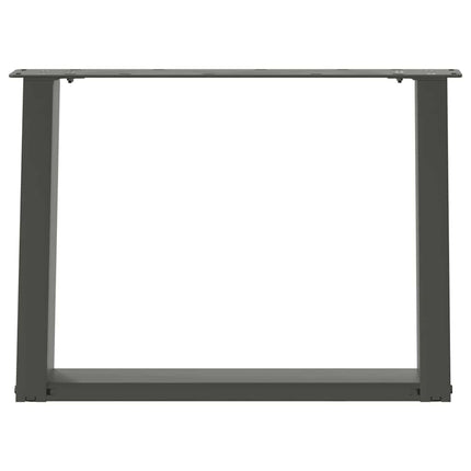 Soffbordsben U-formade 2 st antracit 60x(42-43) cm stål