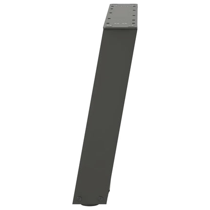 Soffbordsben U-formade 2 st antracit 70x(42-43) cm stål
