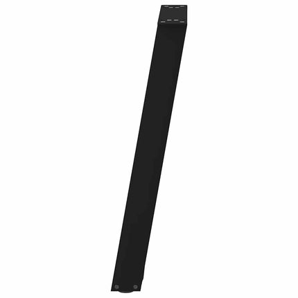 Konsolbordsben U-formade 2 st svarta 28x(72-73) cm stål