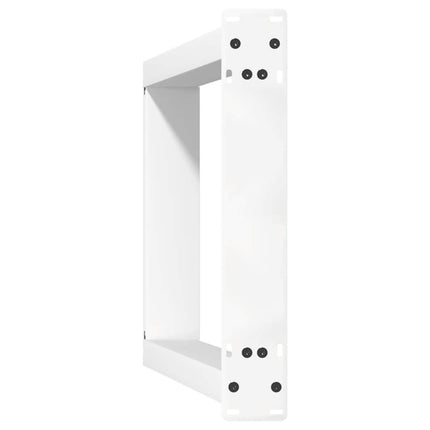 Konsolbordsben U-formade 2 st vita 28x(72-73) cm stål