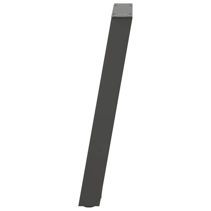 Konsolbordsben U-formade 2 st antracit 28x(72-73) cm stål