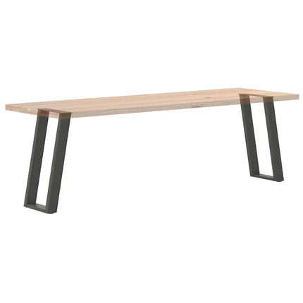 Konsolbordsben U-formade 2 st antracit 28x(72-73) cm stål