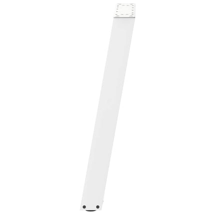 Matbordsben U-formade 2 st vita 50x(72-73) cm stål