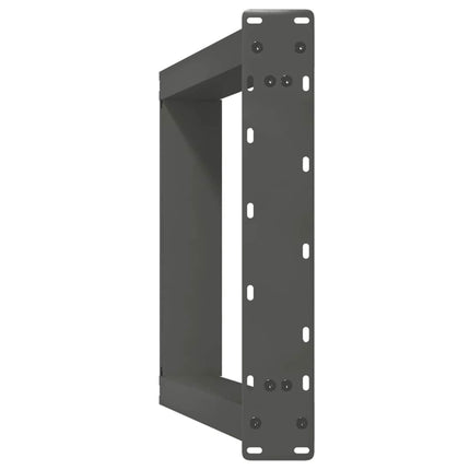 Matbordsben U-formade 2 st antracit 50x(72-73) cm stål