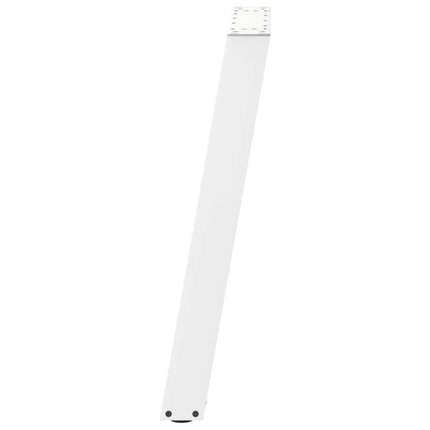 Matbordsben U-formade 2 st vita 60x(72-73) cm stål