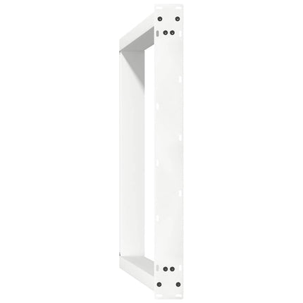 Matbordsben U-formade 2 st vita 80x(72-73) cm stål