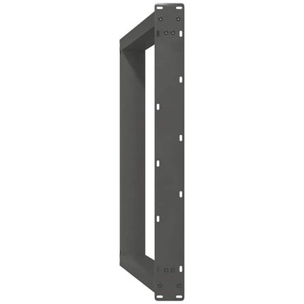 Matbordsben U-formade 2 st antracit 80x(72-73) cm stål