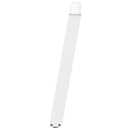 Matbordsben U-formade 2 st vita 90x(72-73) cm stål