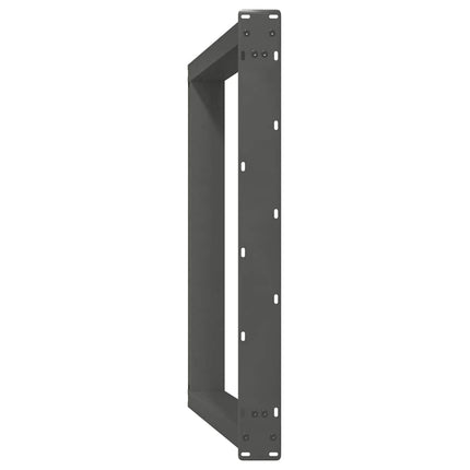 Matbordsben U-formade 2 st antracit 90x(72-73) cm stål