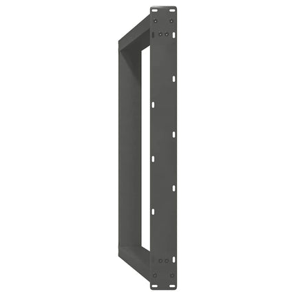 Matbordsben U-formade 2 st antracit 100x(72-73) cm stål
