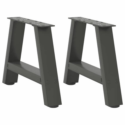 Soffbordsben A-formade 2 st antracit 30x(30-31) cm stål