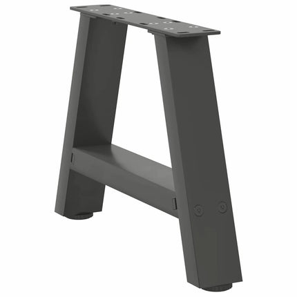 Soffbordsben A-formade 2 st antracit 30x(30-31) cm stål