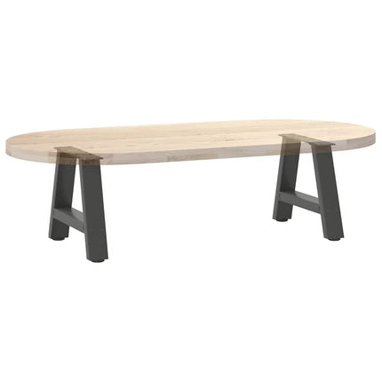 Soffbordsben A-formade 2 st antracit 30x(30-31) cm stål