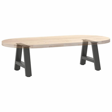 Soffbordsben A-formade 2 st antracit 40x(30-31) cm stål
