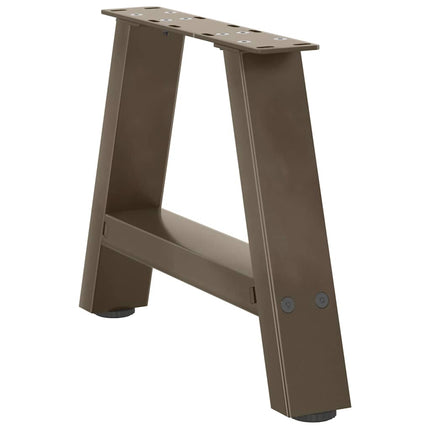 Soffbordsben A-formade 2 st 40x(30-31) cm stål