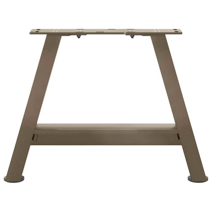 Soffbordsben A-formade 2 st 40x(30-31) cm stål