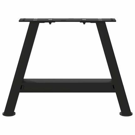 Soffbordsben A-formade 2 st svarta 50x(30-31) cm stål