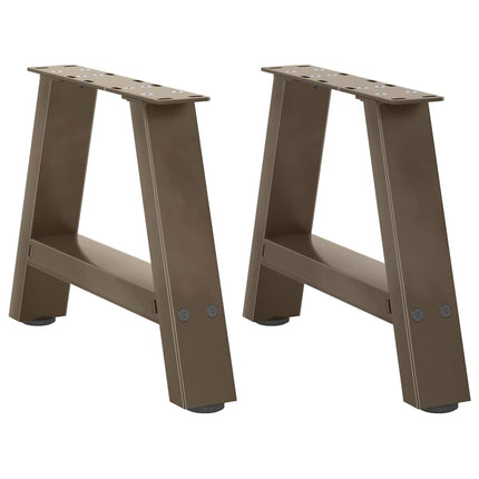 Soffbordsben A-formade 2 st 50x(30-31) cm stål