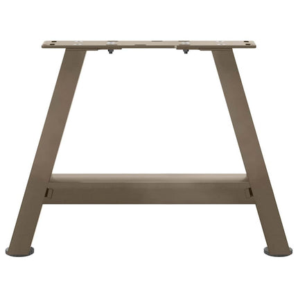 Soffbordsben A-formade 2 st 50x(30-31) cm stål