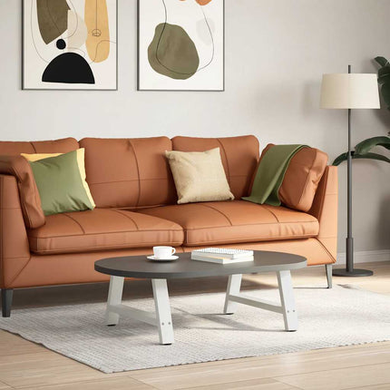 Soffbordsben A-formade 2 st vita 60x(30-31) cm stål