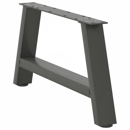 Soffbordsben A-formade 2 st antracit 60x(30-31) cm stål