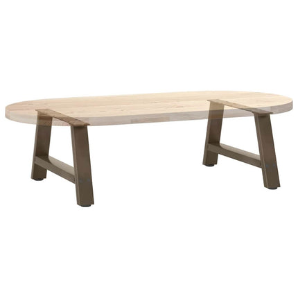 Soffbordsben A-formade 2 st 60x(30-31) cm stål