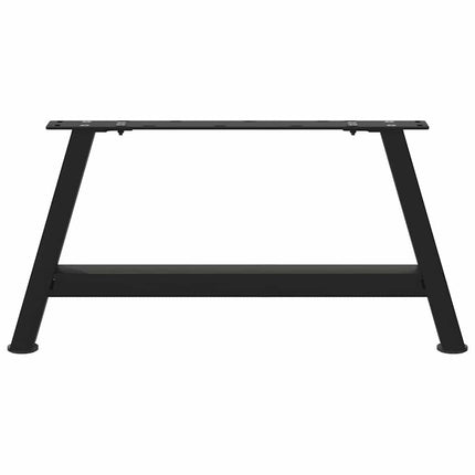 Soffbordsben A-formade 2 st svarta 70x(30-31) cm stål