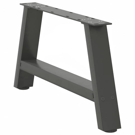 Soffbordsben A-formade 2 st antracit 70x(30-31) cm stål