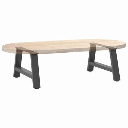 Soffbordsben A-formade 2 st antracit 70x(30-31) cm stål