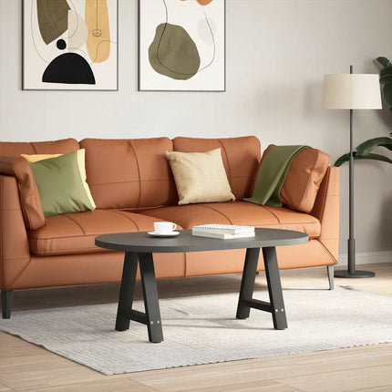 Soffbordsben A-formade 2 st svarta 38x(42-43) cm stål