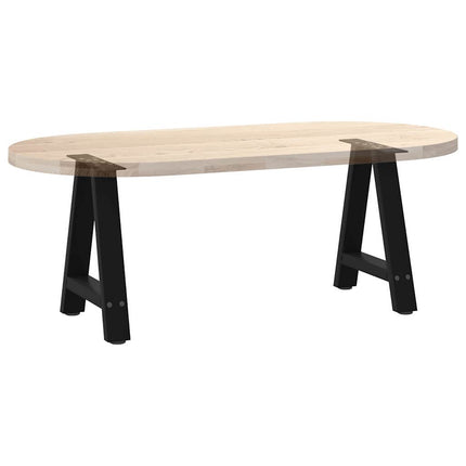 Soffbordsben A-formade 2 st svarta 38x(42-43) cm stål