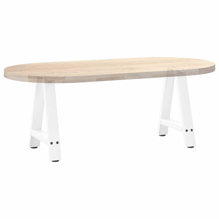 Soffbordsben A-formade 2 st vita 38x(42-43) cm stål