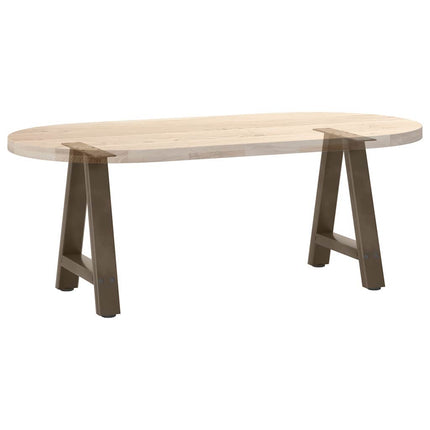 Soffbordsben A-formade 2 st 38x(42-43) cm stål