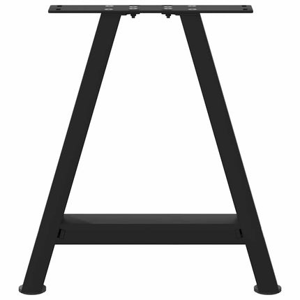Soffbordsben A-formade 2 st svarta 50x(42-43) cm stål