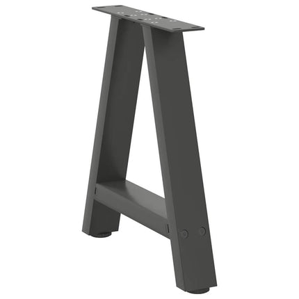 Soffbordsben A-formade 2 st antracit 50x(42-43) cm stål