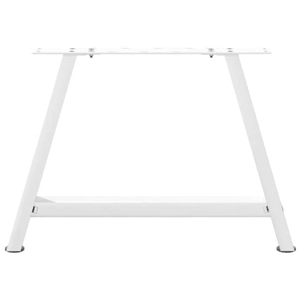 Soffbordsben A-formade 2 st vita 60x(42-43) cm stål